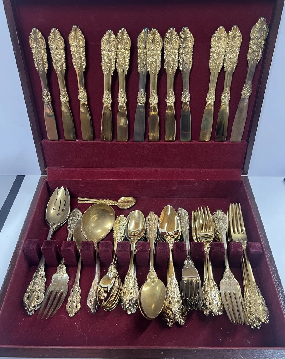 Godinger Baroque In Antique Us Silver-Plated Flatware for sale | eBay
