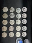 Full Roll of 20 1965-1969 Kennedy Half Dollars 40% Silver $10 Face 1965 11x