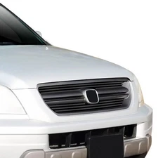 For Honda Pilot 2003-2005 APG 2-Pc Black 8x6 mm Horizontal Billet Main Grille