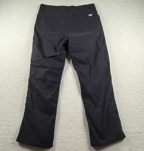Orvis Pants Mens 32x29 Black Fleece Lined Nylon Camping Weather Resistant - Picture 2 of 6