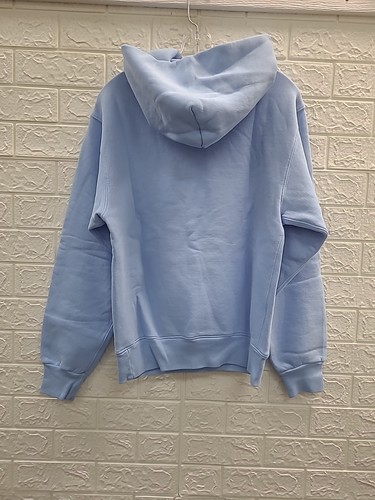 New Madhappy Embroidered Signature Heavy Weight Pullover Fleece Light BlueSz XS - Picture 5 of 8