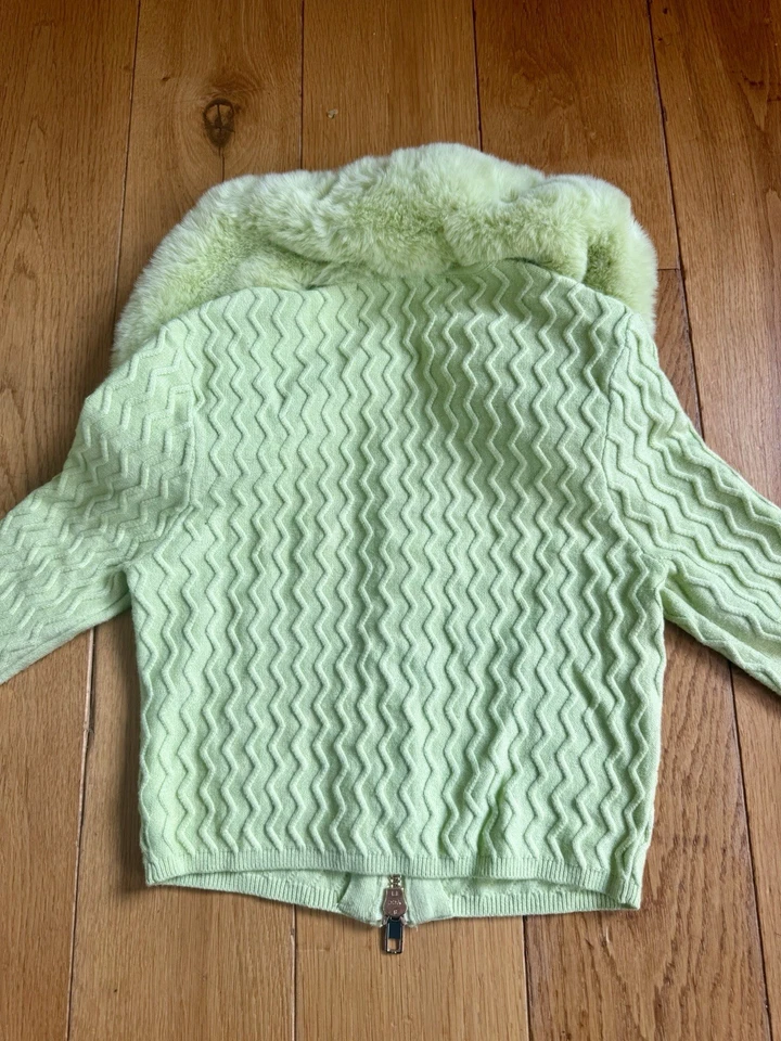 House Of Sunny 🍋‍🟩Green Island 🍏 Peggy Cardigan UK 6 Spring Easter  - Image 2 of 3