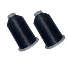 THREAD SOLUTION GLITZ Trilobal Polyester Embroidery Thread 40 Wt 5500 Yd 2 Pack