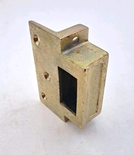 Antique / Vintage Keeper Rim Lock Keeper Old Cast Catch Strike Door Hardware - Picture 12 of 13