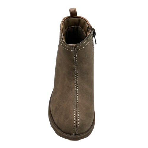 Carter's kleine Mädchen Liana Stiefeletten Größe 11 taupe Glitzer Akzent seitlicher Reißverschluss - Bild 5 von 12