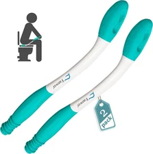 Fanwer Toilet Aids for Wiping - 15.7" Long Reach Comfort Butt Wiper Tools -... 