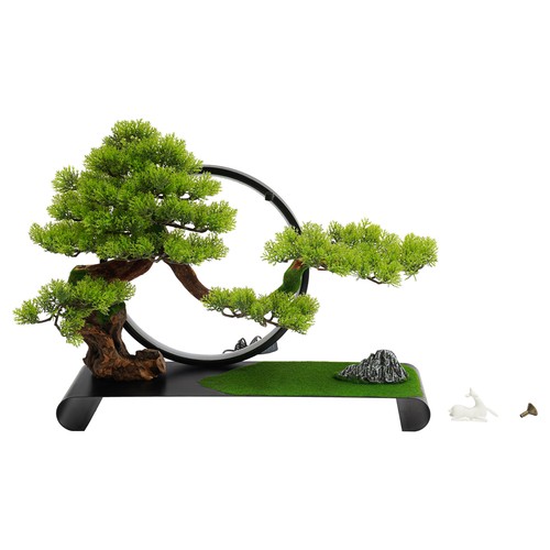 Árbol artificial con anillo de luz, quemador de incienso de pino de simulación realista - Imagen 16 de 20