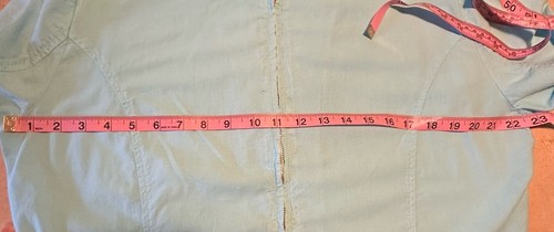 Fresh Produce Jacket Womens XL Light Blue Cotton Full Zip Ladies With Hood - Picture 6 of 10