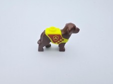 Lego 105143PB01 Minifigure Animal Dog Rescue Labrador Fire Reddish Brown New