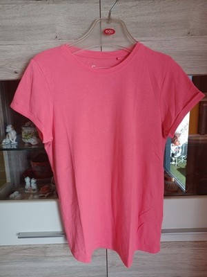 FSBN SISTER Gr. S Pink Shirt T Shirt Basic Top Oberteil Kurzarm Rosa Baumwolle 