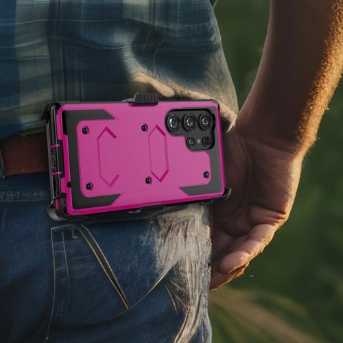 Für Samsung Galaxy S24 Ultra S24+ Handyhülle Stoßfest Gürtelclip Holster Cover - Bild 96 von 100