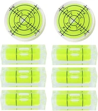 8Pcs Small Bubble Spirit Level Mini Square Levels Measuring Tools for Set a 