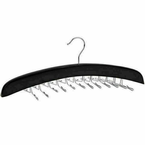 Wooden Belt Hanger 24 Tie Belt Scarf Holder Closet Organizer Rack Hanger Hook US - Picture 13 of 14