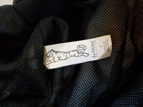 Le Tigre Collection ~ Larking Windbreaker blau/schwarz Reißverschluss Jacke Herren Gr. L - Bild 5 von 7