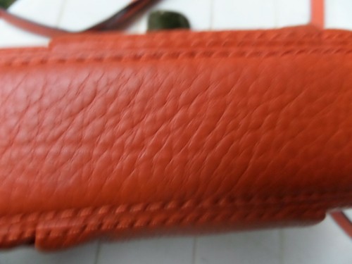 Stunning Michael Kors sunshine orange, cross body Leather Bag, used. - Picture 6 of 7