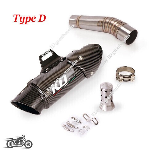 For Honda NC700 NC750X Until 2020 Exhaust Mid Connect Pipe Slip On Muffler Tips - Picture 6 of 12