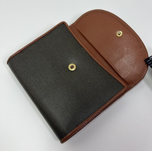 Vintage CHRISTIAN DIOR Green & Brown Leather Wallet Bifold DIOR Logo Korea - Picture 8 of 16