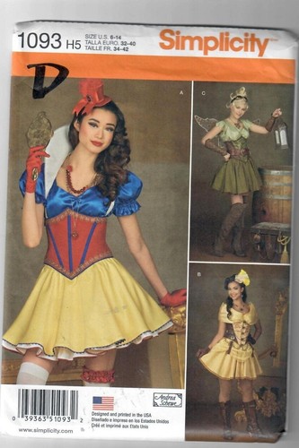 UNCUT SIMPLICITY COSTUME SEWING PATTERNS. Many Discontinued Styles. YOUR CHOICE - Picture 3 of 8