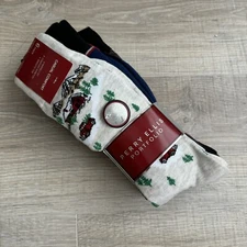 PERRY ELLIS PORTFOLIO Men 6 Pack Assorted Dress Crew Socks Sz 7-12 $32 Christmas