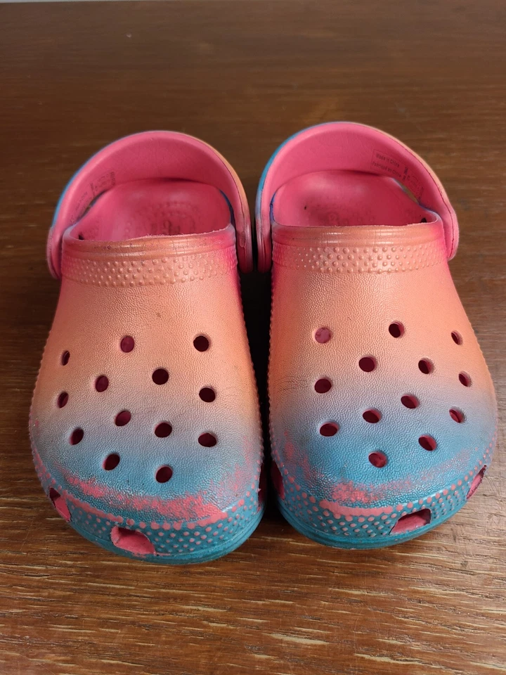 Zueco Crocs Clásico Forrado Sin Cordones Unisex Niños Talla C8 Multicolor Foto 3 de 4