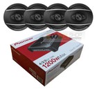 4 Pioneer 6.5 inch 350 Watt Coaxial Front - Rear Speakers w/ 4-Channel Amplifier