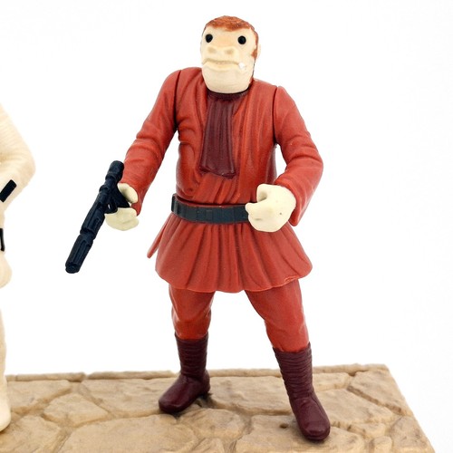 Star Wars Cantina Aliens Labria Nabrun Leids and Takeel with Stand Vintage 1998 - Picture 5 of 8