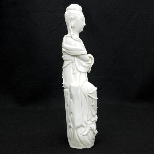 Chinese Blanc De Chine Guanyin Late Qing/Republic - Picture 5 of 13