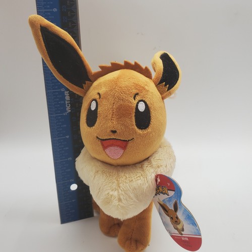 Pokémon Eevee Plush Stuffed Figure 8" Standing 2019 Wicked Cool Toys WCT - Picture 11 of 13
