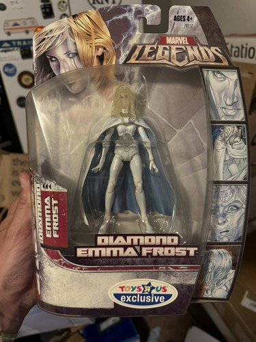Hasbro Marvel Legends Diamond Emma Frost 2006 Spielzeug R Us exklusiv MOC Neu im Karton - Bild 3 von 24