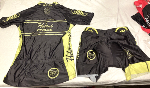 COEUR Triathlon KIT 2 pezzi, maglia e pantaloncini Helens Cycles (L) USA - Foto 10 di 12