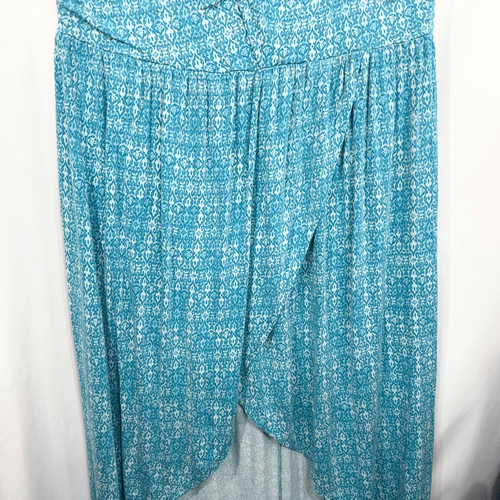 Lane Bryant Übergröße 26 28 Kleid Hi Lo Trägerlos Blau Strick Stretch 354 - Bild 3 von 10