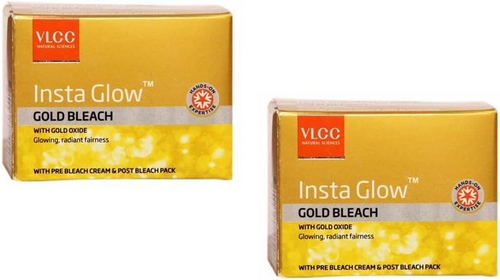 2 X Insta Glow Gold Bleach with Gold Oxide - Glowing, Radiant Fairness - 30G - Picture 12 of 12