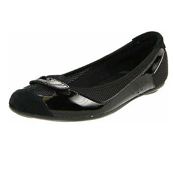 Zandy Ballet Flat Shoes Black Size 10.5 