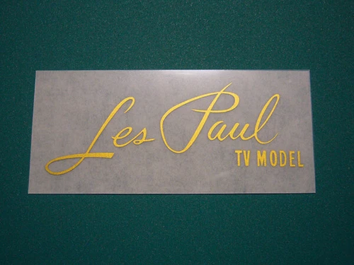 GIBSON Les Paul TV MODEL Repair Logo Decal Instant Lettering Type guitar