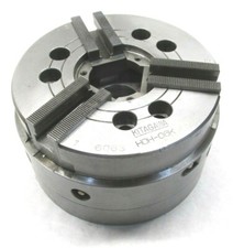 KITAGAWA HOH-06K THREE-JAW COUNTER BALANCED CNC LATHE POWER CHUCK w/ PLAIN BACK