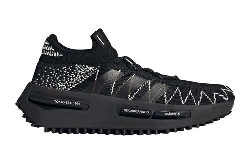 Adidas Neighborhood Scarpe da Ginnastica Nero NMD Originals Sneakers Boost Scarpe Uomo 7.5UK - Foto 7 di 9