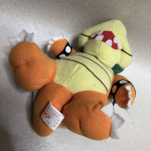 Super Mario 64 Bowser Plush Banpresto 1996 tagged Nintendo Japan N64 NEW w/tag - Picture 3 of 7