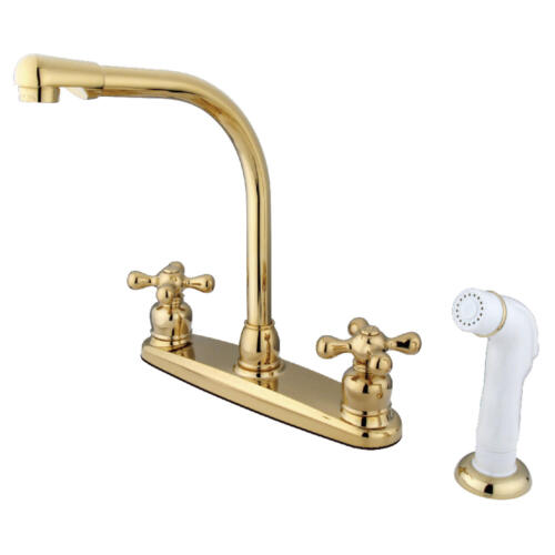 Kingston Brass KB71.AX Victorian 1.8 GPM Standard Kitchen Faucet - Brass