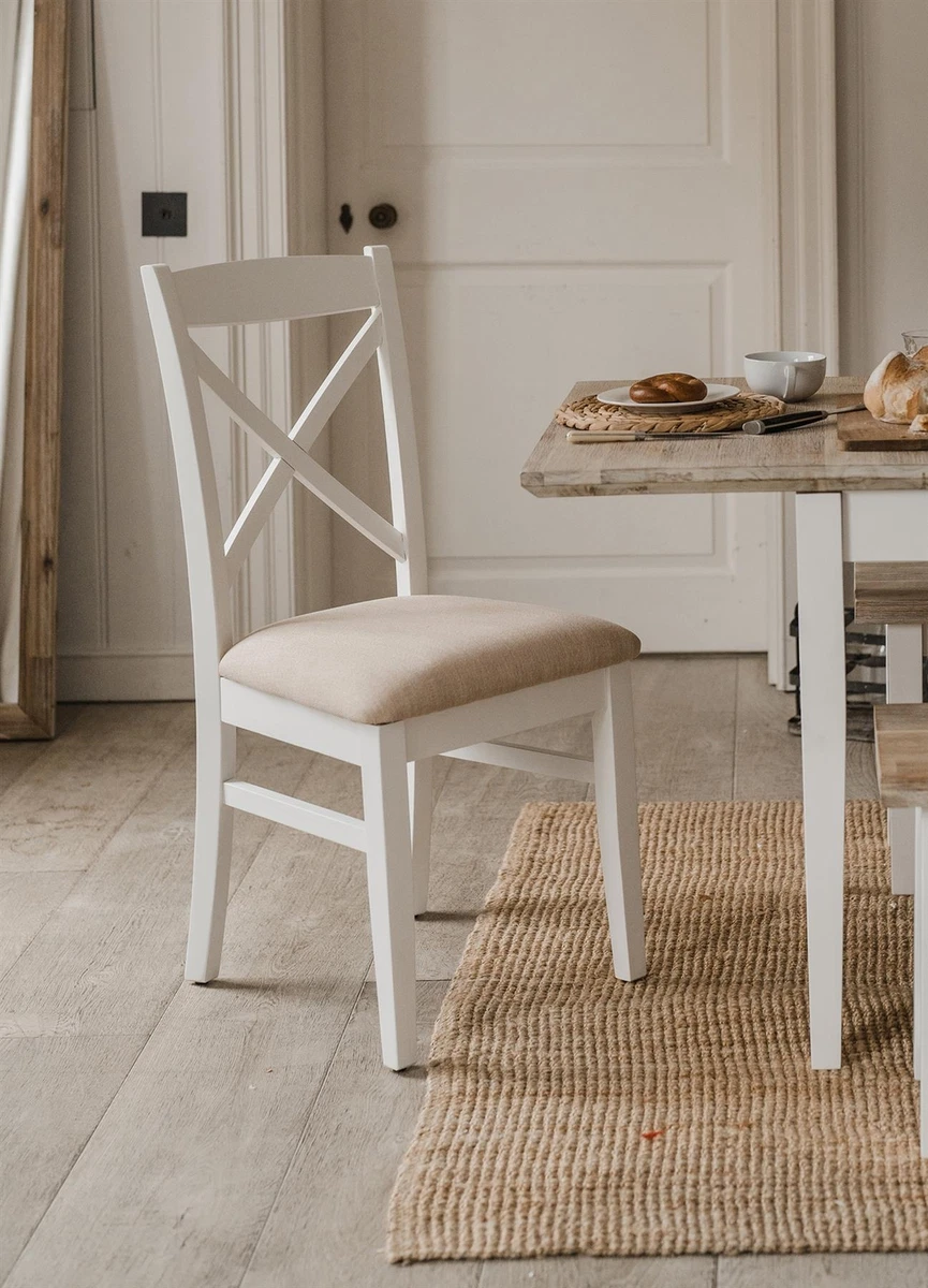 White kitchen dining chairs deals