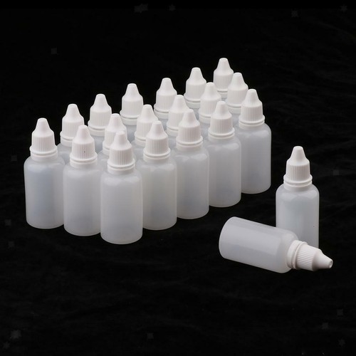 20 Pcs 30ml Flacone Contagocce Vuoto Liquido Con Olio Essenziale Accessori - Foto 3 di 12