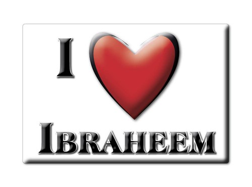 Ibraheem Fridge Magnet Name Gift Idea Birthday Graduation Birth
