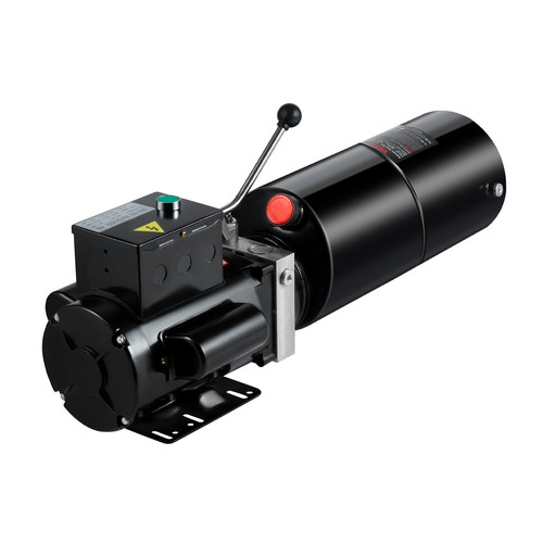 VEVOR Pompe Hydraulique AC 220V 9,5L Simple Effet pour Camion à Benne Basculante - Imagen 10 de 12