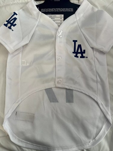 Nueva camiseta blanca Shohei Ohtani #17 Large Pets First MLB Los Angeles Dodgers para perros - Imagen 5 de 9