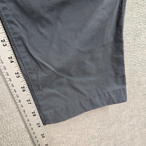 Eddie Bauer Men Pants M Gray Chino Pockets Drawstring 29 in Inseam Nylon READ - Picture 5 of 14