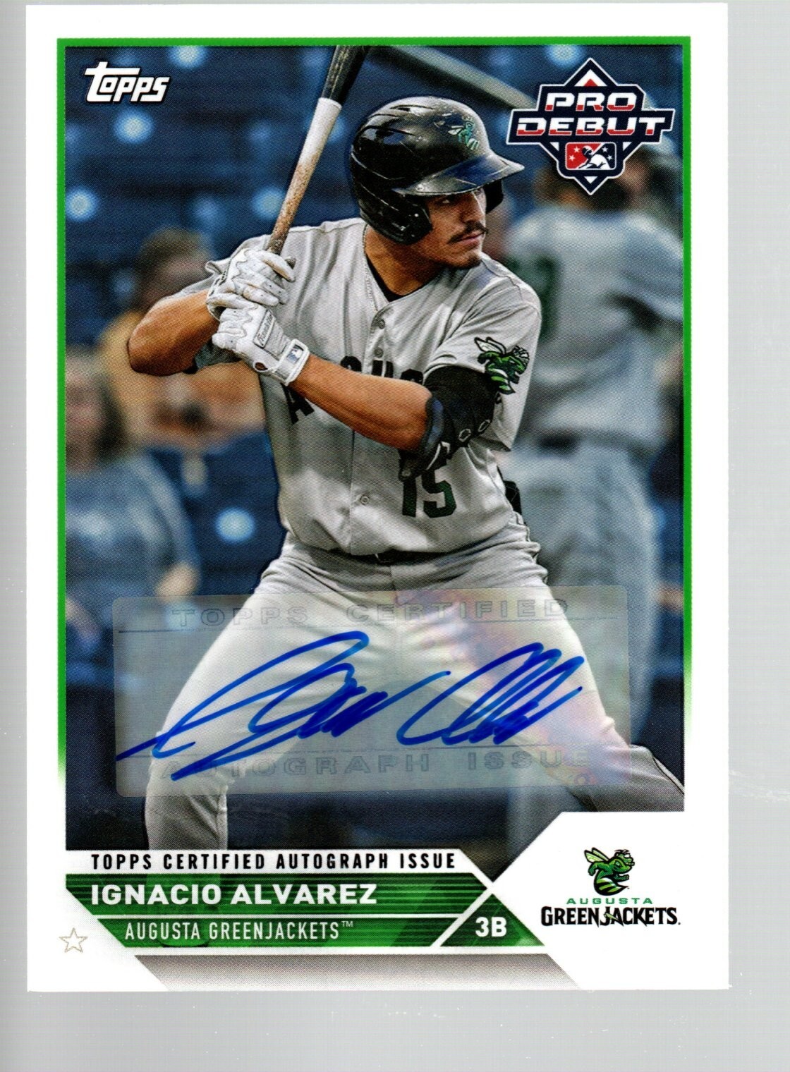 2023 Topps Pro Debut Autographs #PD106 Ignacio Alvarez
