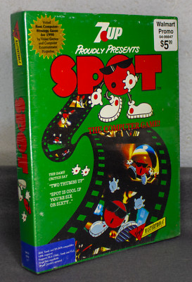 7up SPOT NEU von Virgin US-Import IBM PC MS-DOS 3,5'' Disks Big Box Cool Spot
