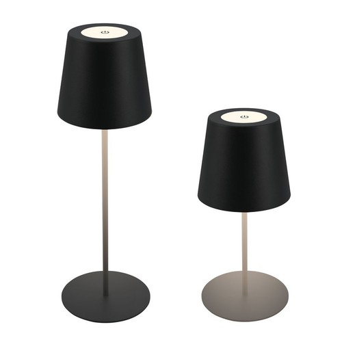 LED Akku Tischleuchte Lampe USB Leuchte dimmbar Touch innen außen IP44 warmweiß