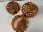 Set of 3 VTG  Fall  Acorn Gelatin Baking Molds Cake Tart  Jello Kitchen Decor