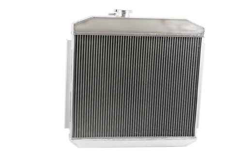 4 ROW Aluminum Radiator For 1955 1956 1957 Chevrolet Bel Air Nomad L6 3.8 CC5056 - Foto 12 di 12