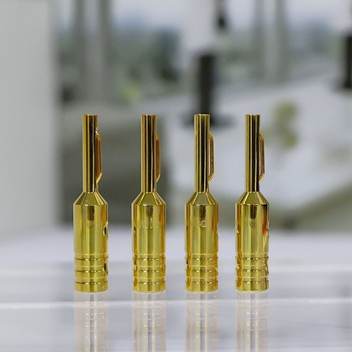 High-End Pure Copper Banana Plug HiFi Audio Speaker Wire Cable Connector DIY - Picture 6 of 9